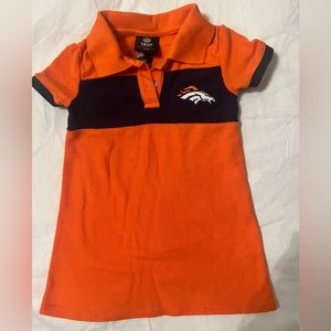 NFL Denver broncos polo dress for girls